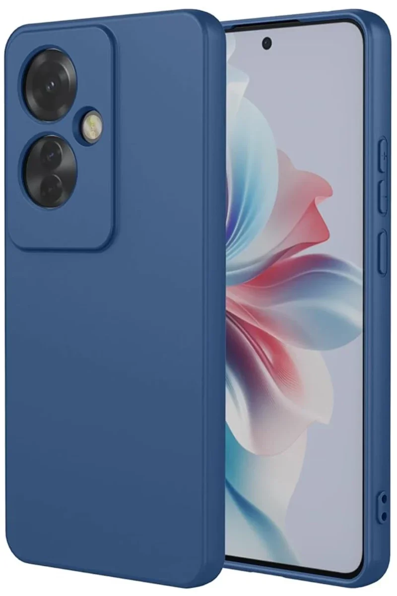 Oppo Reno 11F Kılıf First Silikon - Lacivert Oppo Reno 11F Kılıf First Silikon - Lacivert
