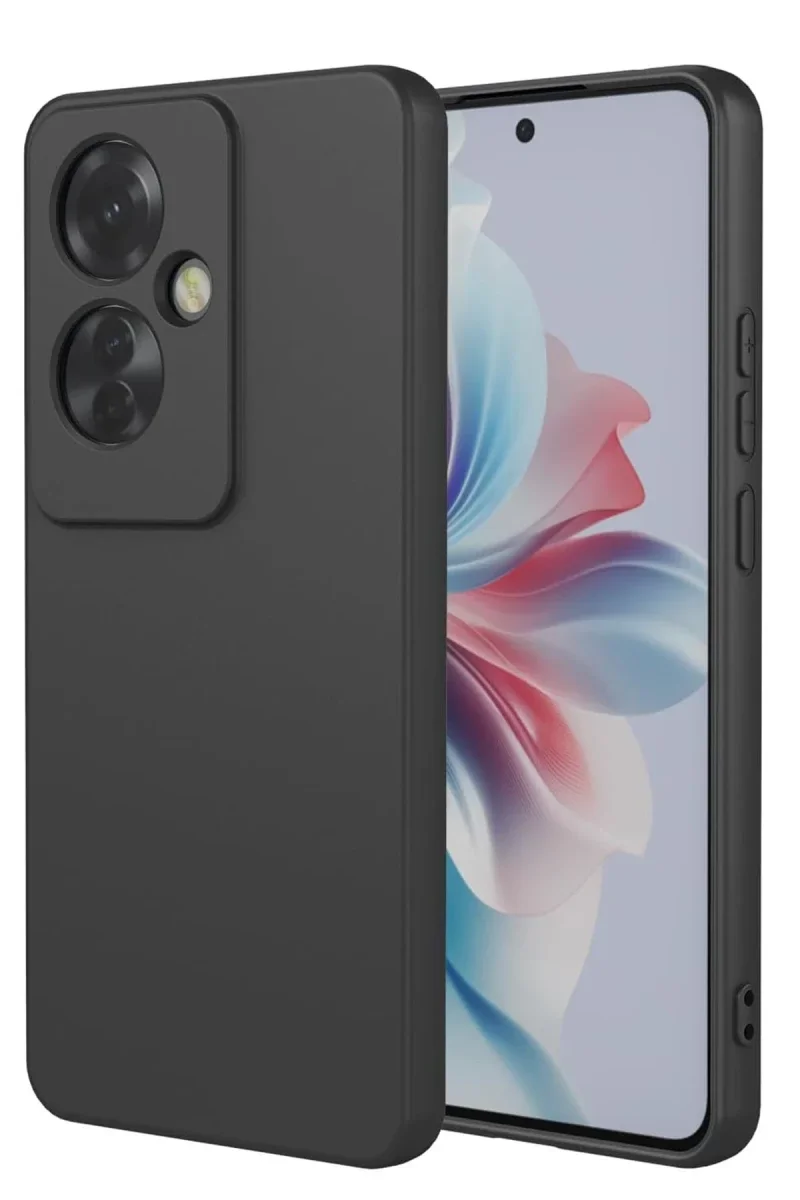 Oppo Reno 11F Kılıf First Silikon - Siyah