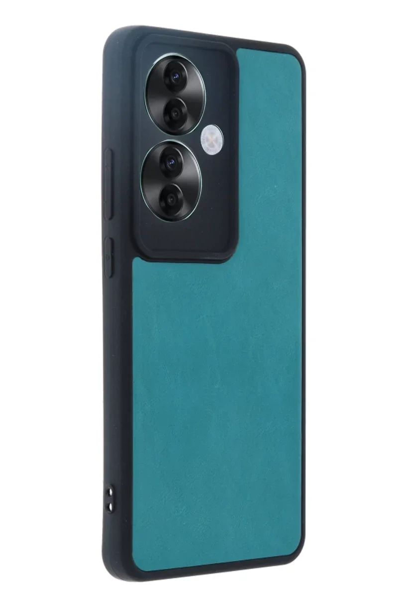 Oppo Reno 11F Kılıf Aras Deri Kapak - Açık Yeşil Oppo Reno 11F Kılıf Aras Deri Kapak - Açık Yeşil