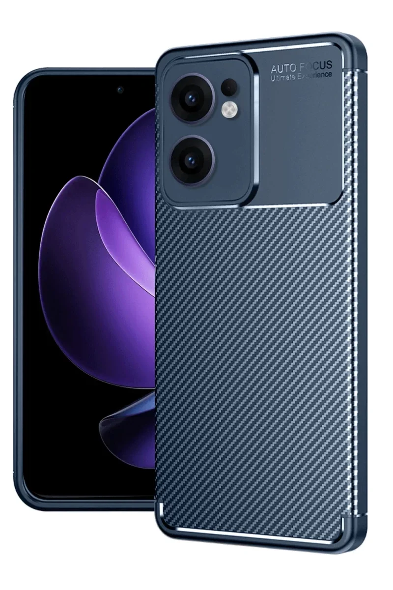 Oppo Reno 13F Kılıf Auto Focus Karbon Kapak - Lacivert Fiyatı, Yorumları ve Özellikleri