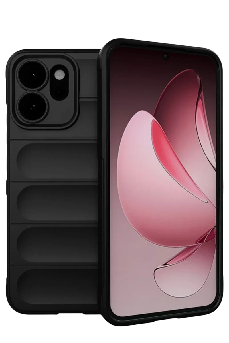 Oppo Reno 14 Optimum Silikon - Siyah Oppo Reno 14 Optimum Silikon - Siyah