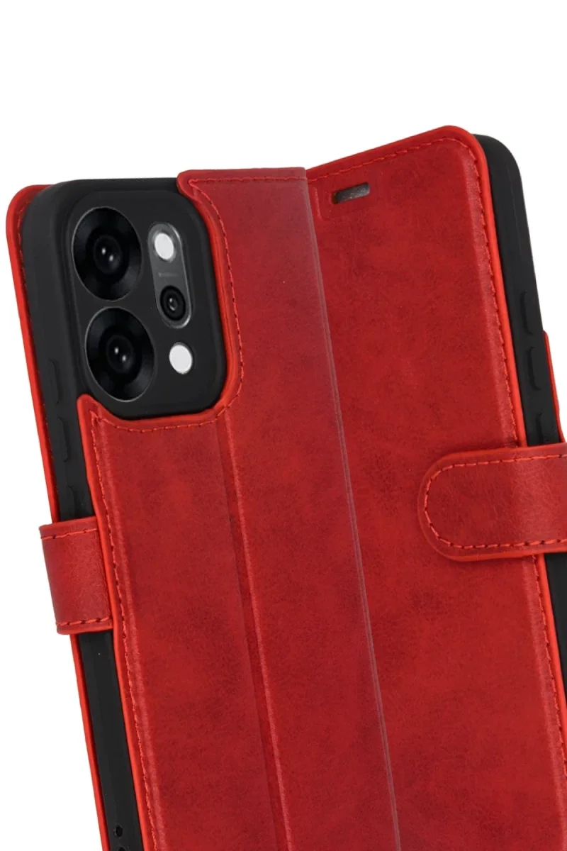Oppo Reno 14 Trend S Plus Kapaklı Kılıf - Kırmızı Fiyatı, Yorumları ve Özellikleri