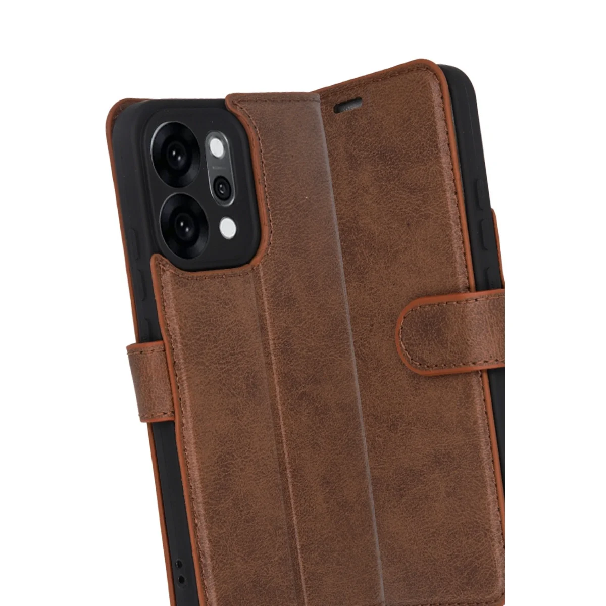 Oppo Reno 14 Trend S Plus Kapaklı Kılıf - Taba Oppo Reno 14 Trend S Plus Kapaklı Kılıf - Taba