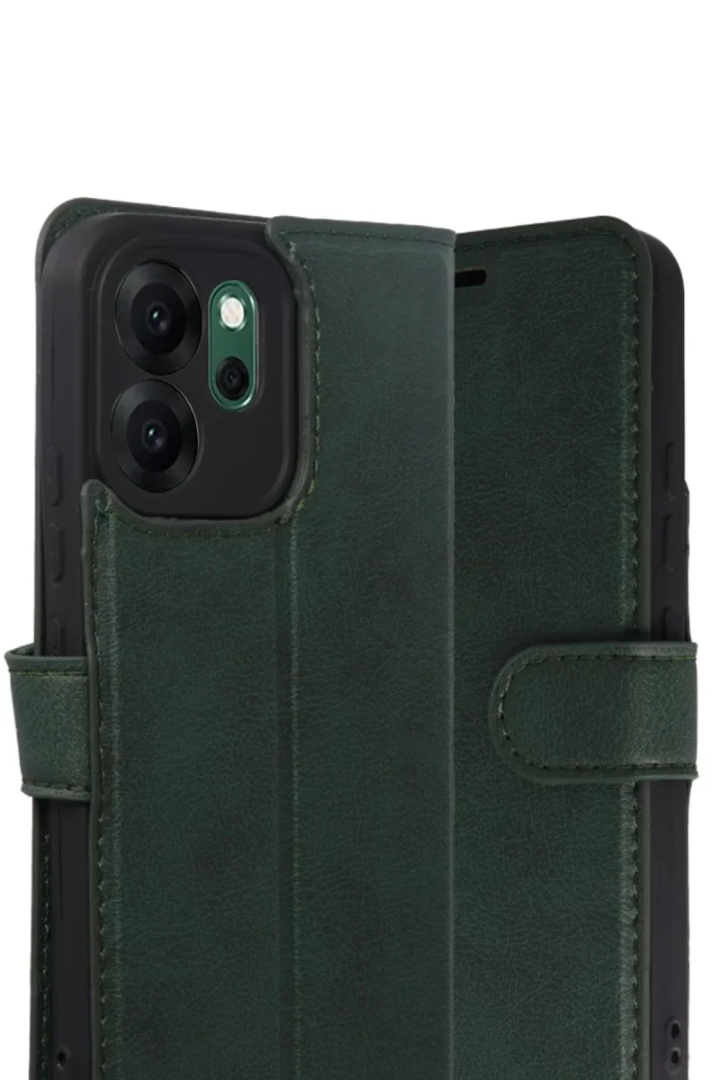 Oppo Reno 14F Trend S Plus Kapaklı Kılıf - Yeşil Fiyatı, Yorumları ve Özellikleri