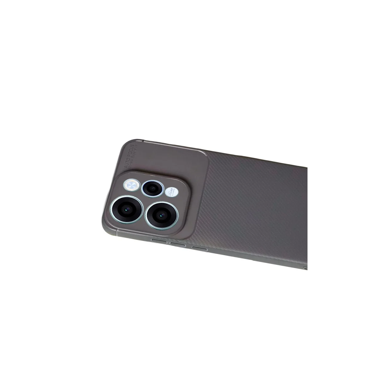 Oppo Reno 15 Auto Focus Karbon Kapak - Gri Oppo Reno 15 Auto Focus Karbon Kapak - Gri