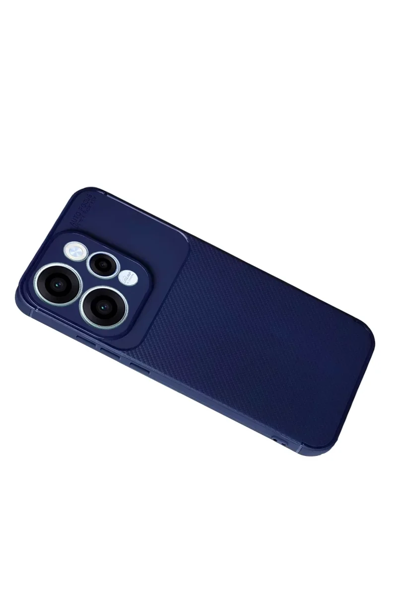 Oppo Reno 15 Auto Focus Karbon Kapak - Lacivert Oppo Reno 15 Auto Focus Karbon Kapak - Lacivert