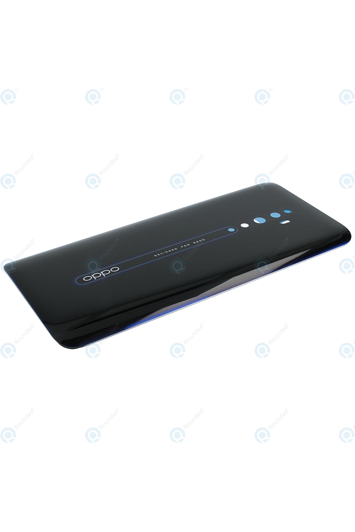 Oppo Reno 2 Z Arka Pil Kapağı, Lens Hariç Yeşil - Mavi