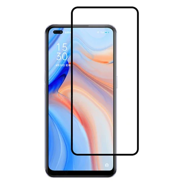 Oppo Reno 4 Full Glue Tempered Cam Ekran Koruyucu Full Kaplama-1852 Oppo Reno 4 Full Glue Tempered Cam Ekran Koruyucu Full Kaplama-1852