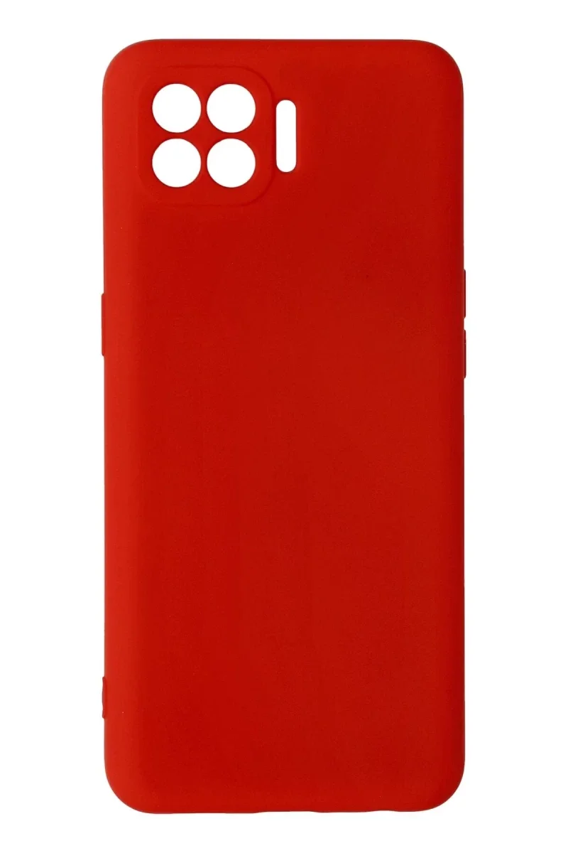 Oppo Reno 4 Lite Kılıf Nano içi Kadife Silikon - Kırmızı Oppo Reno 4 Lite Kılıf Nano içi Kadife Silikon - Kırmızı