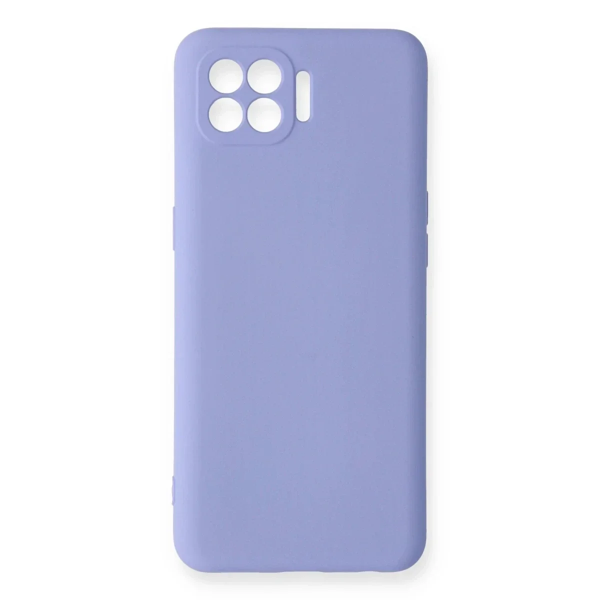 Oppo Reno 4 Lite Kılıf Nano içi Kadife Silikon - Lila Oppo Reno 4 Lite Kılıf Nano içi Kadife Silikon - Lila