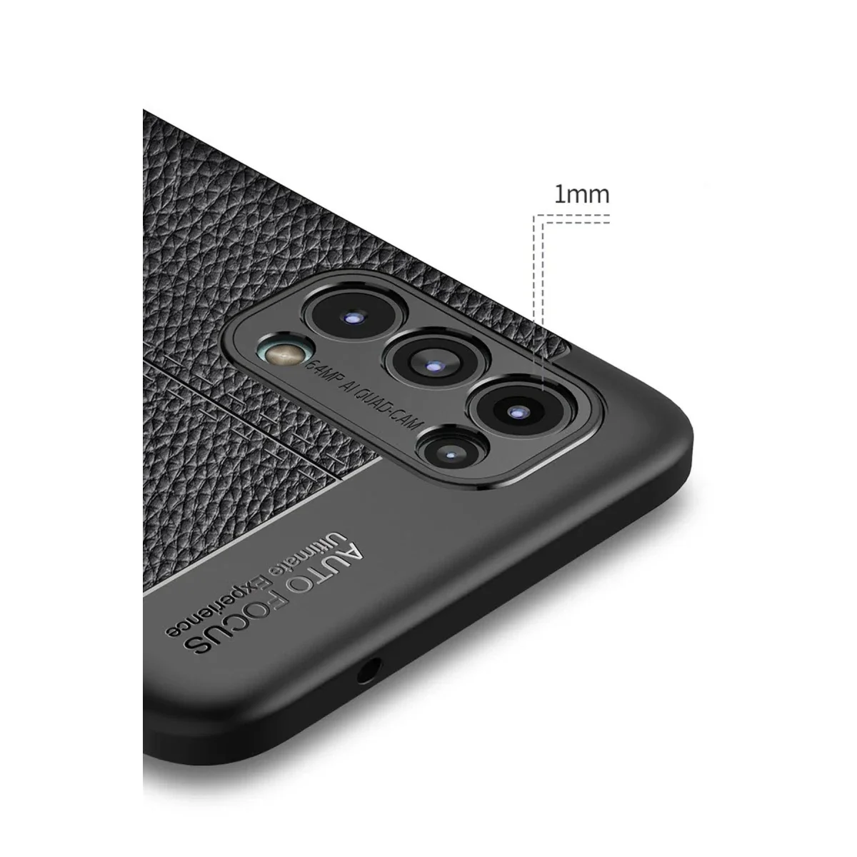 Oppo Reno 5 Kılıf Auto Focus Kapak - Kırmızı