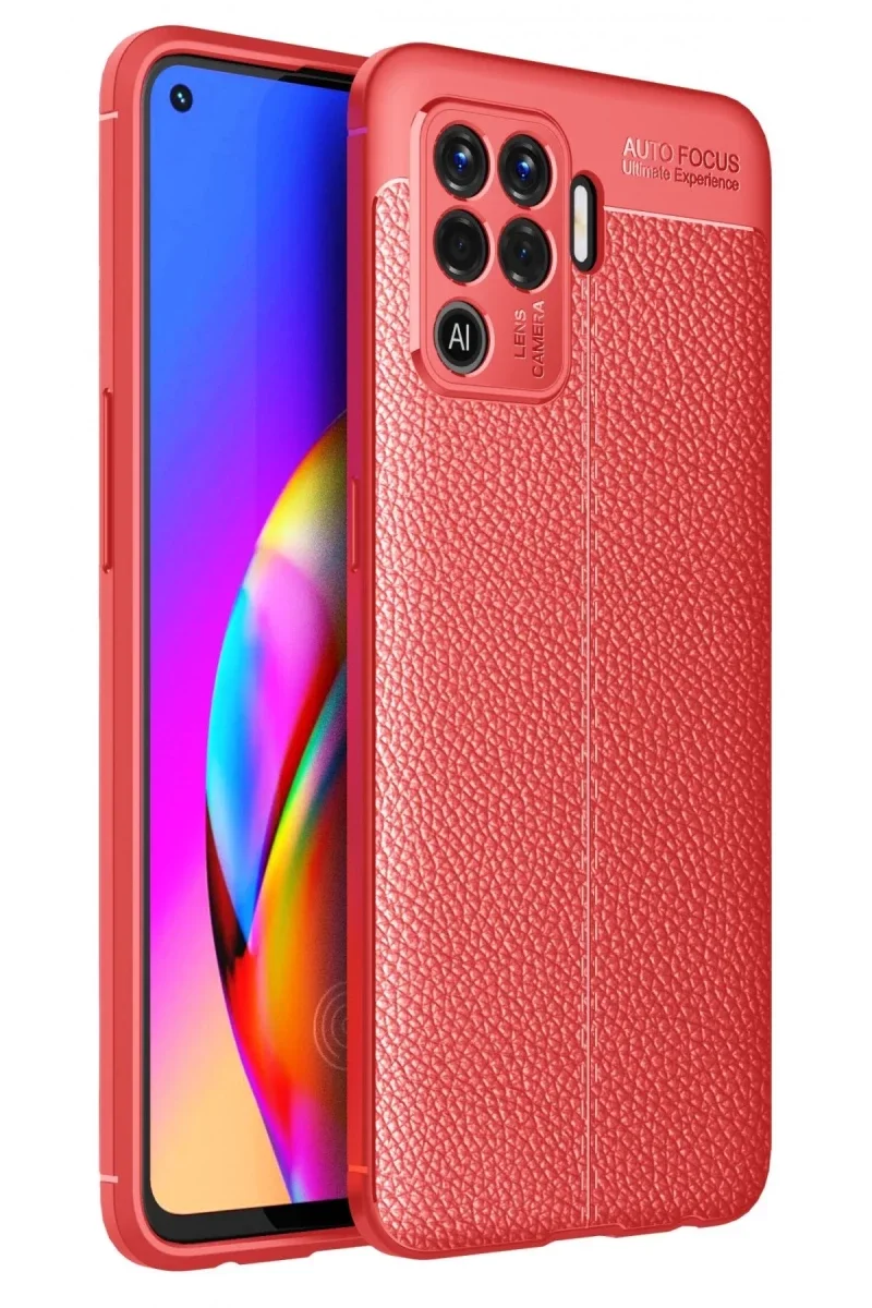 Oppo Reno 5 Lite Kılıf Auto Focus Kapak - Kırmızı Fiyatı, Yorumları ve Özellikleri
