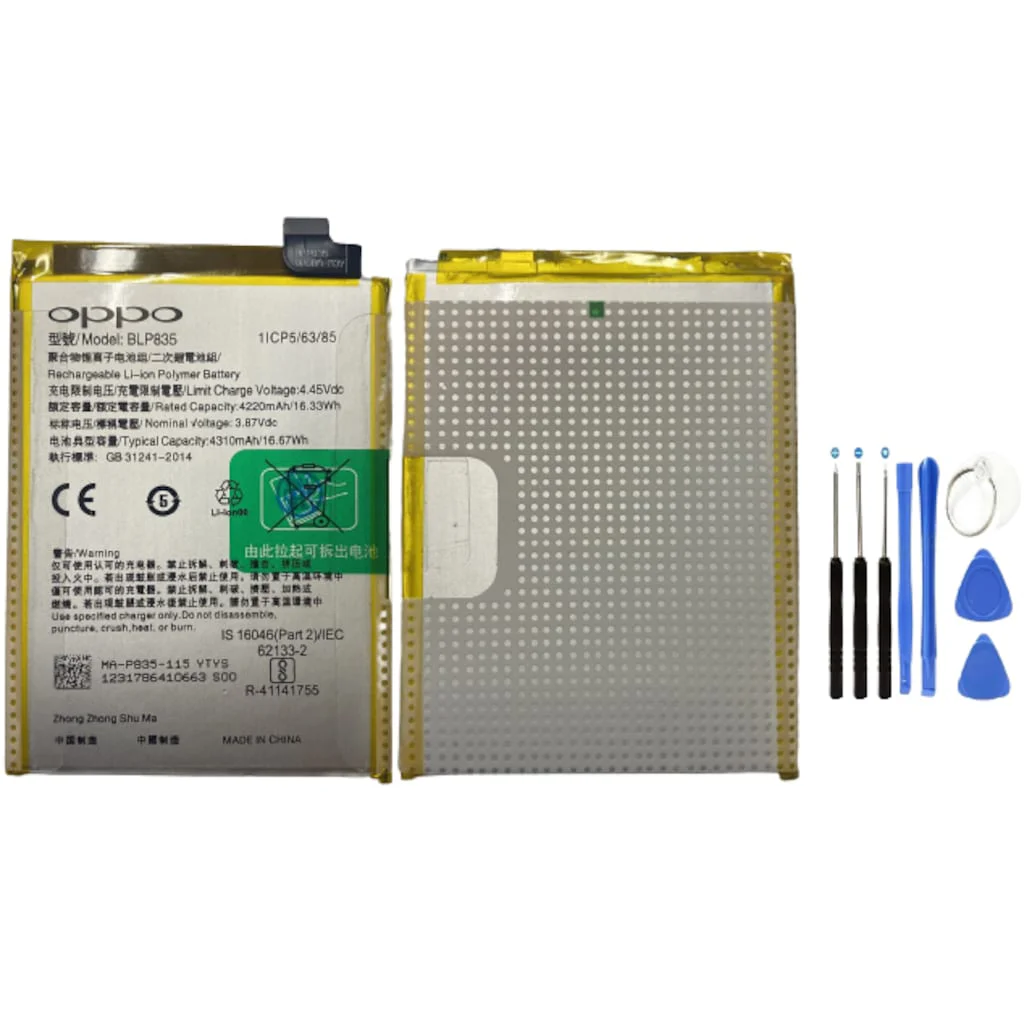 Oppo Reno 5 Lite Pil Batarya ve Tamir Seti BLP835