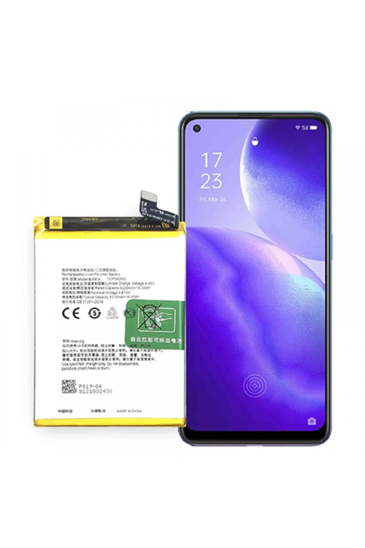 Oppo Reno 6  4G CPH2235 Batarya ve Tamir Seti