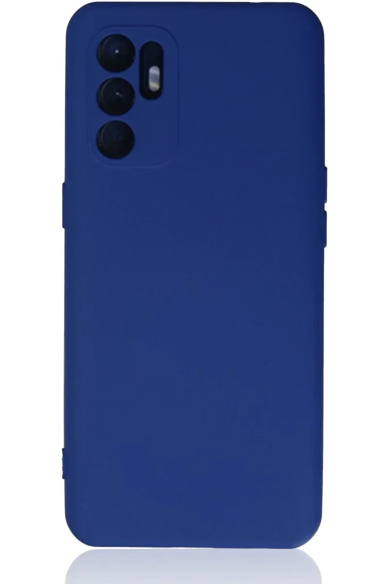 Oppo Reno 6 Kılıf Nano içi Kadife Silikon - Mavi Fiyatı, Yorumları ve Özellikleri