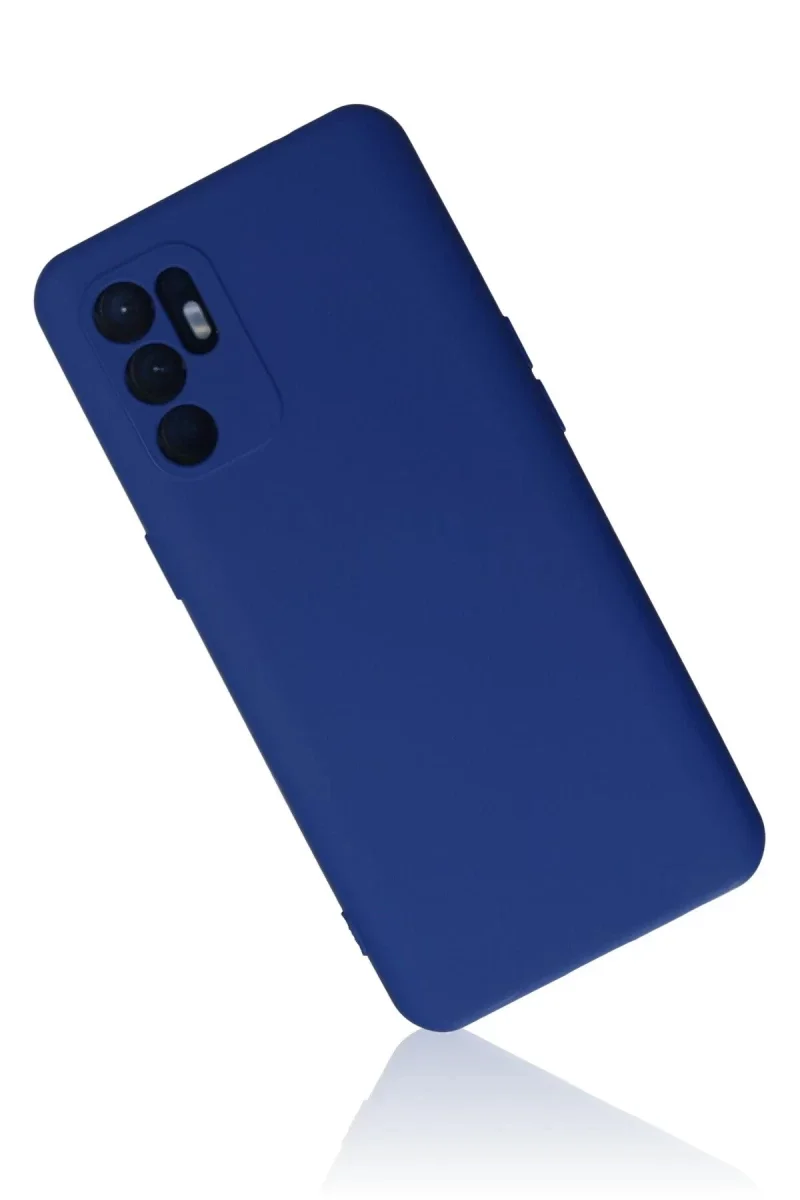 Oppo Reno 6 Kılıf Nano içi Kadife Silikon - Mavi Fiyatı, Yorumları ve Özellikleri