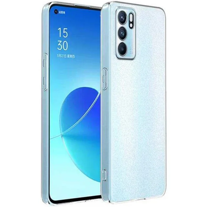 OPPO Reno 6 Pro Kılıf Kamera Korumalı Ultra İnce Şeffaf Silikon - Darbeye Dayanıklı
