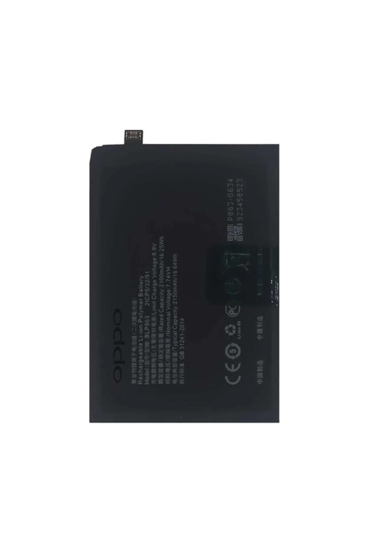 Oppo Reno 6 Uyumlu Pil Batarya Blp863 5g