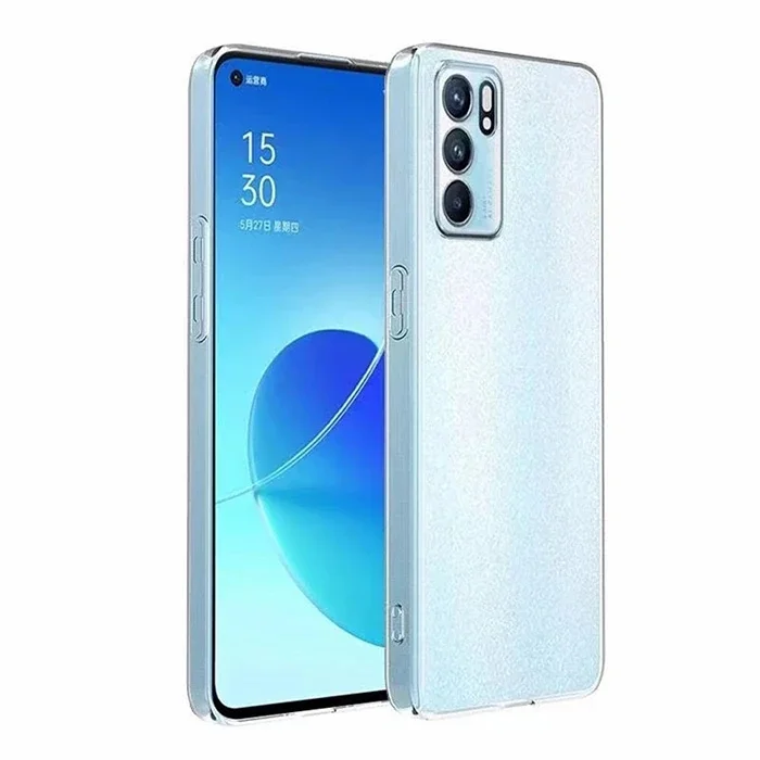 OPPO Reno 7 5G / Find X5 Kamera Korumalı Ultra İnce Şeffaf Silikon Kılıf - Sarılmaz Kırılmaz