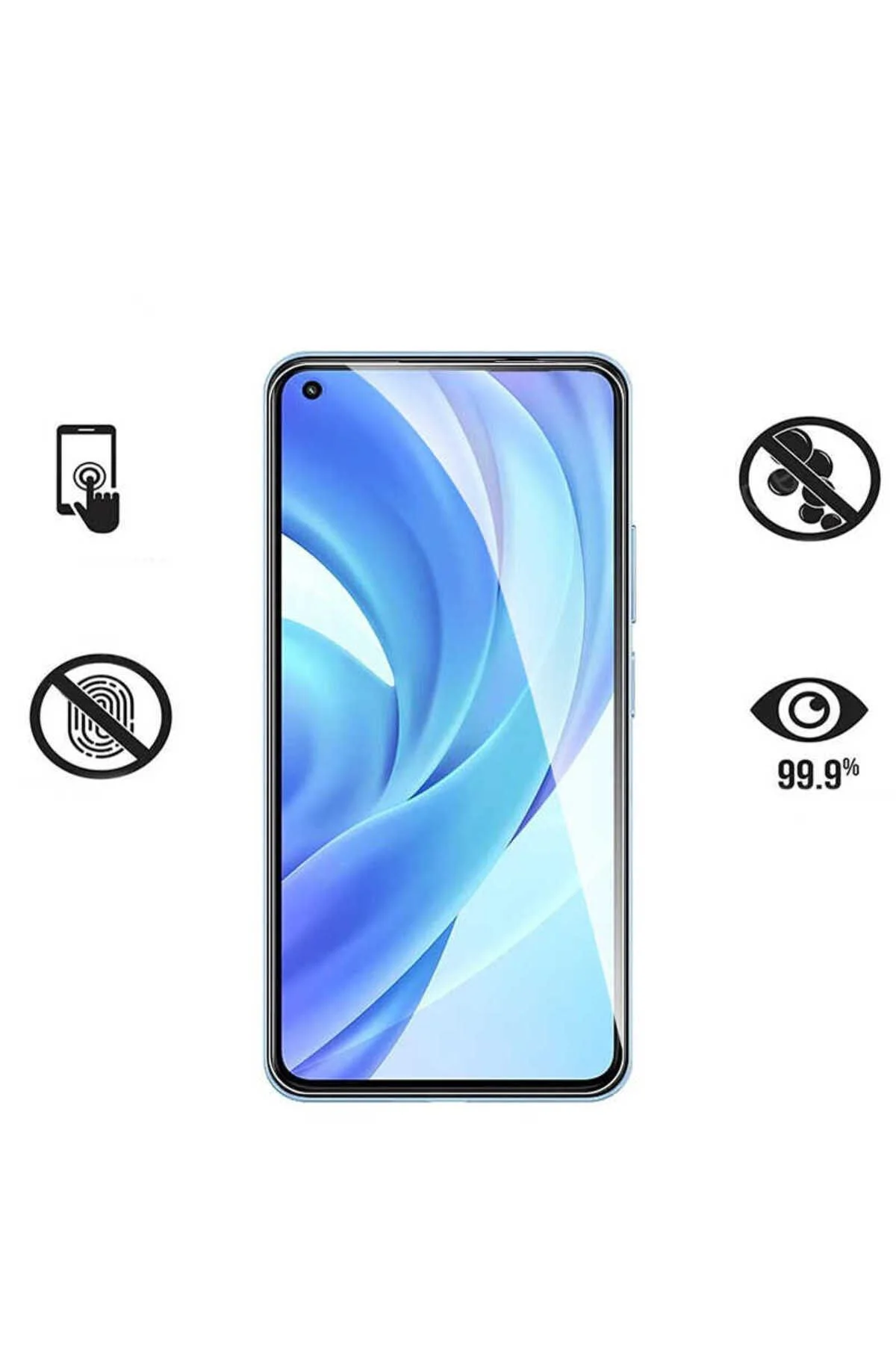 Oppo Reno 7 Uyumlu Blue Nano Ekran Koruyucu Oppo Reno 7 Uyumlu Blue Nano Ekran Koruyucu
