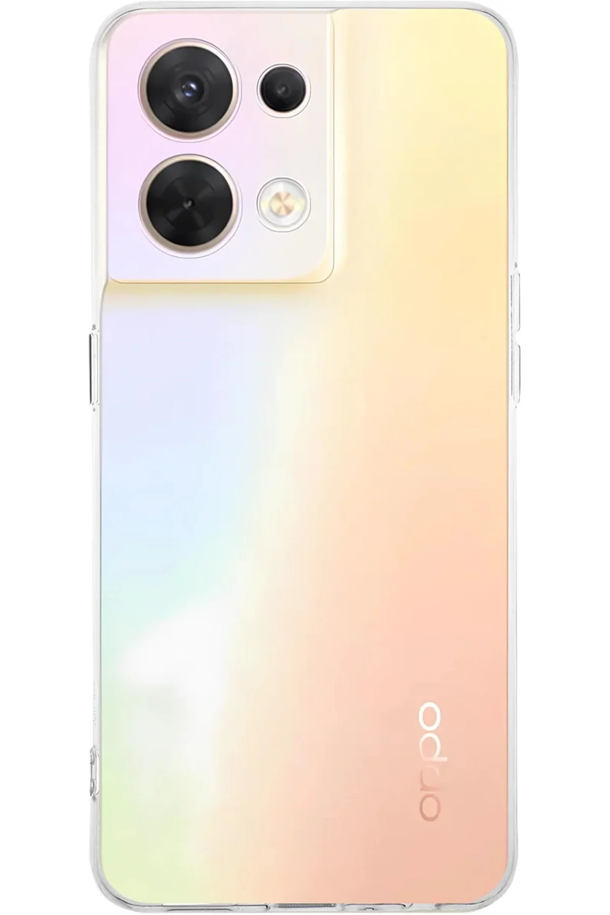 Oppo Reno 8 Premium Şeffaf Silikon Kılıf