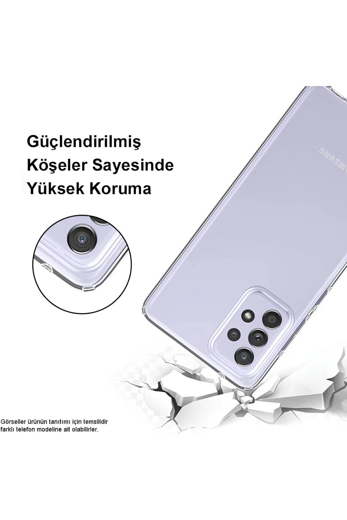 Oppo Reno 8 Premium Şeffaf Silikon Kılıf