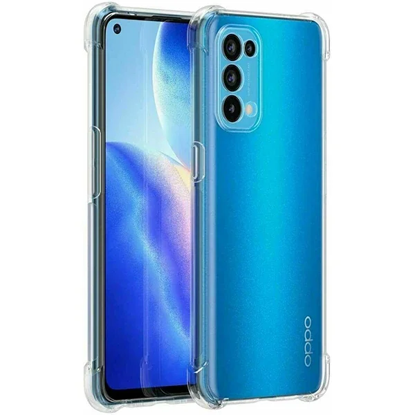 OPPO Reno A15 - A15s Kamera Korumalı Shockproof Silikon Kılıf - 1.5mm TPU Darbe Emici (5775)