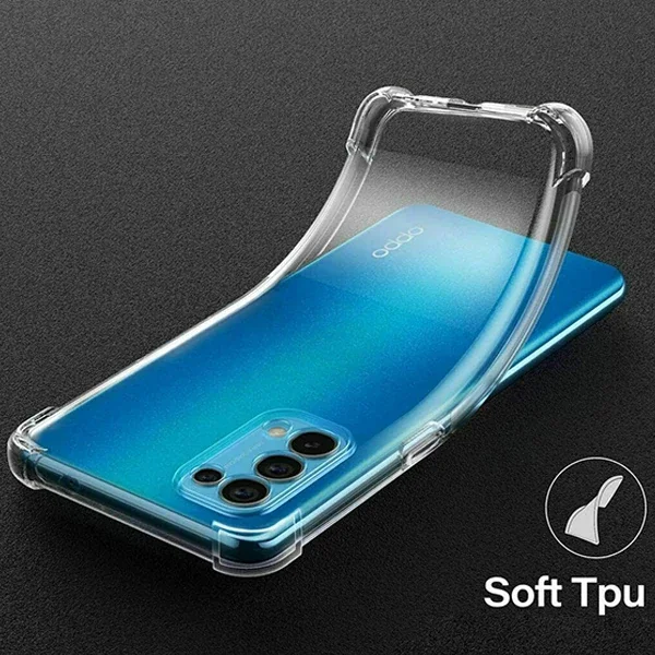 OPPO Reno A15 - A15s Kamera Korumalı Shockproof Silikon Kılıf - 1.5mm TPU Darbe Emici (5775)