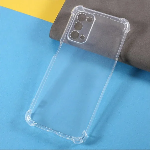 OPPO Reno F19/A74 Kamera Korumalı Shockproof Silikon Kılıf - Darbe Emici Şeffaf TPU