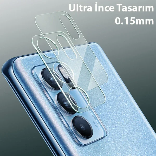 Oppo Reno6 Pro 3D Full Tempered Cam Kamera Koruyucu-1852
