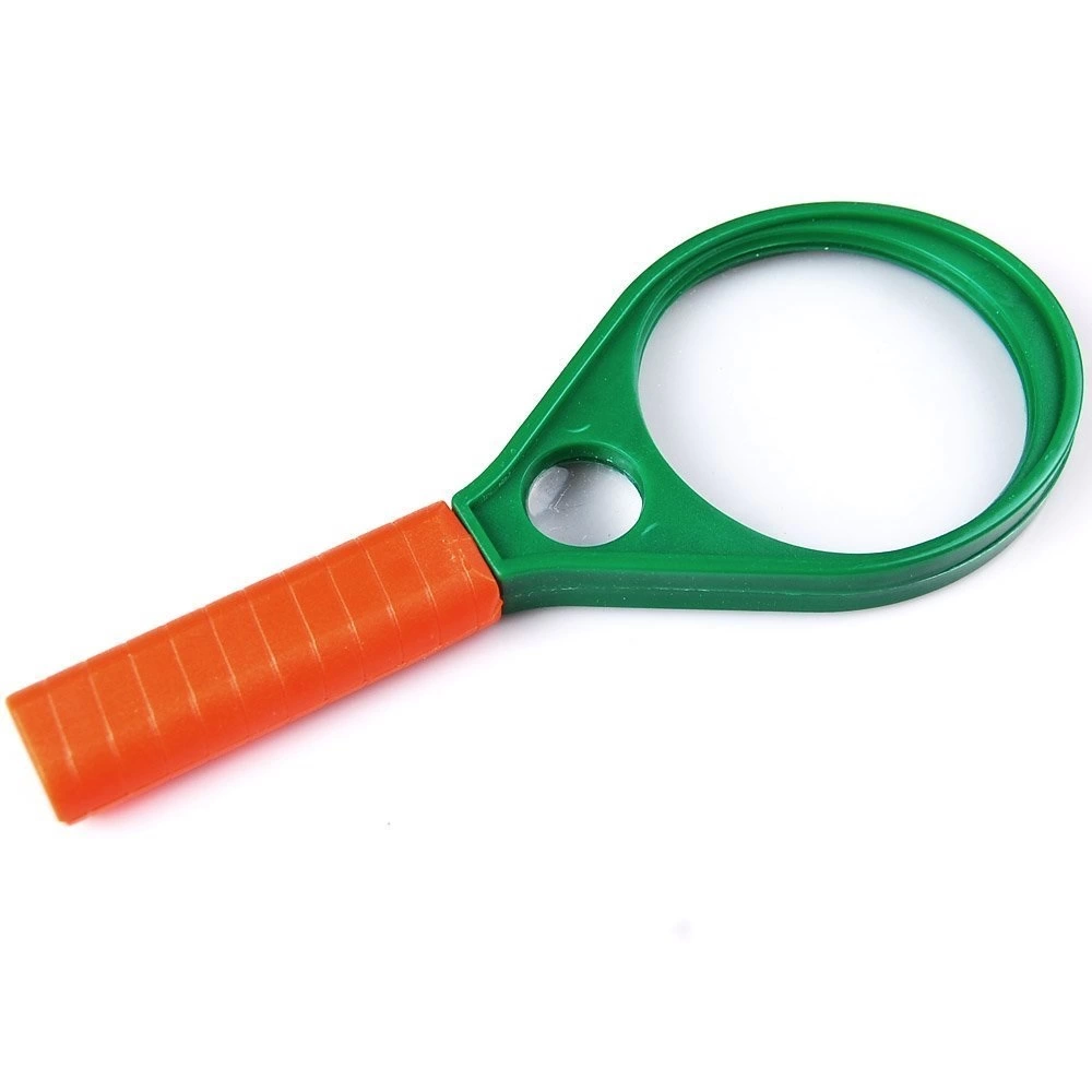 Optik Cam El Büyüteç 65mm 6x 4x Pusulalı Çocuklar Ve Yetişkinler