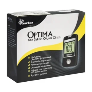 Optima Şeker Ölçüm Cihazı – 6 Saniyede Hassas Kan Şekeri Testi, Kodlamasız Kullanım