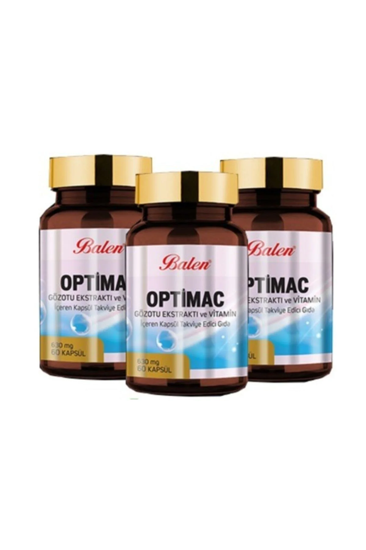 Optimac Göz Otu Ekstratı İçeren Kapsülü 630 mg 3 Adet
