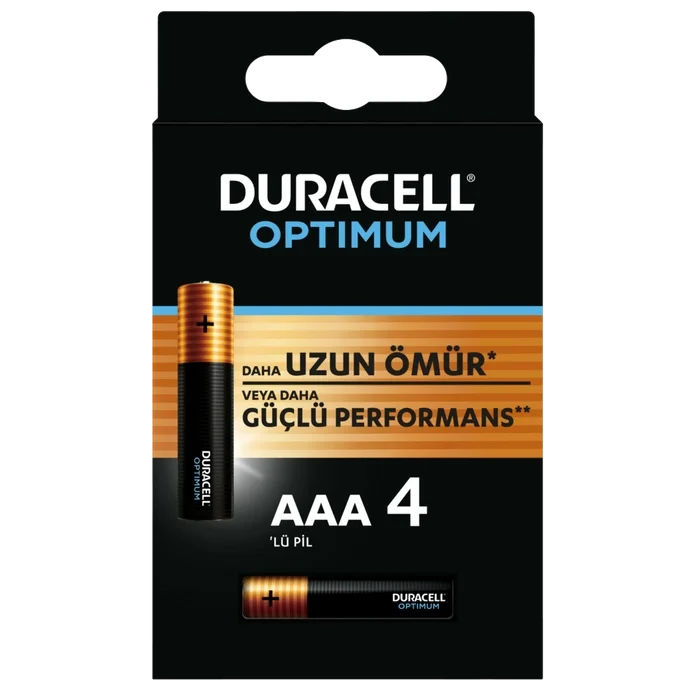 OPTIMUM AAA İNCE PİL 4LÜ