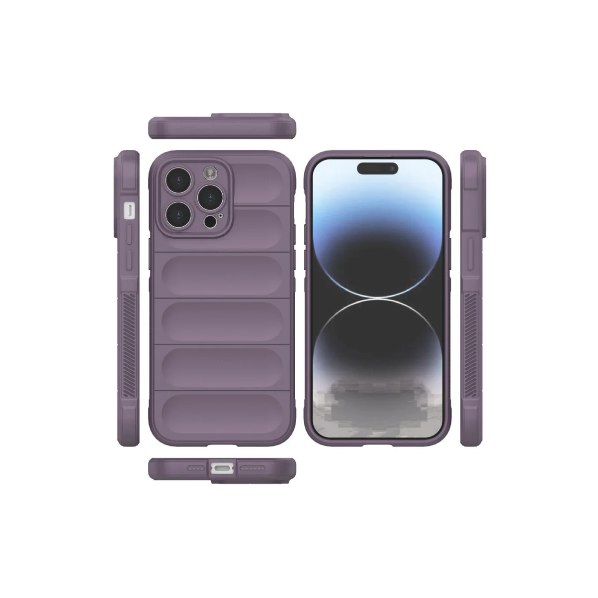 Optimum Silikon Kılıf iPhone 14 Pro Mor - En İyi Koruma ve Şıklık