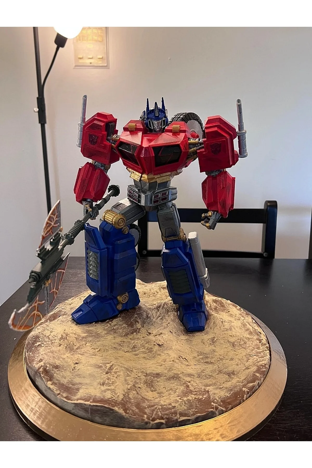 Optimus Prime Cybertron Savaşı Transformers Boyalı Figür 30 Cm (mega Boy)