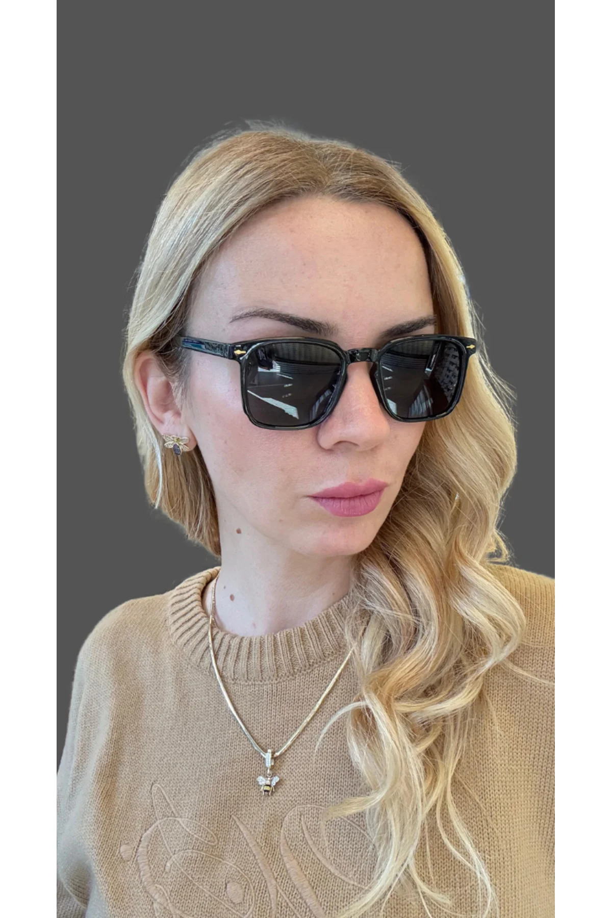 Optipoint Unique Black Unisex Güneş Gözlüğü