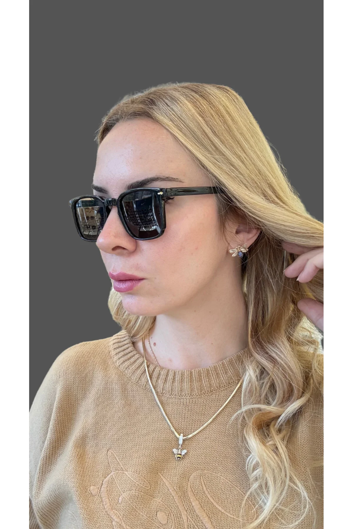 Optipoint Unique Black Unisex Güneş Gözlüğü