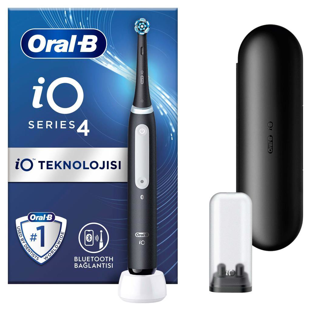 Oral-B iO 4 Şarjlı Diş Fırçası - Mat Siyah Oral-B iO 4 Şarjlı Diş Fırçası - Mat Siyah