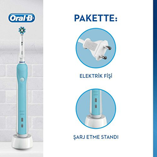 Oral-B Pro 1 500 Cross Action Şarj Edilebilir Diş Fırçası D16.513
