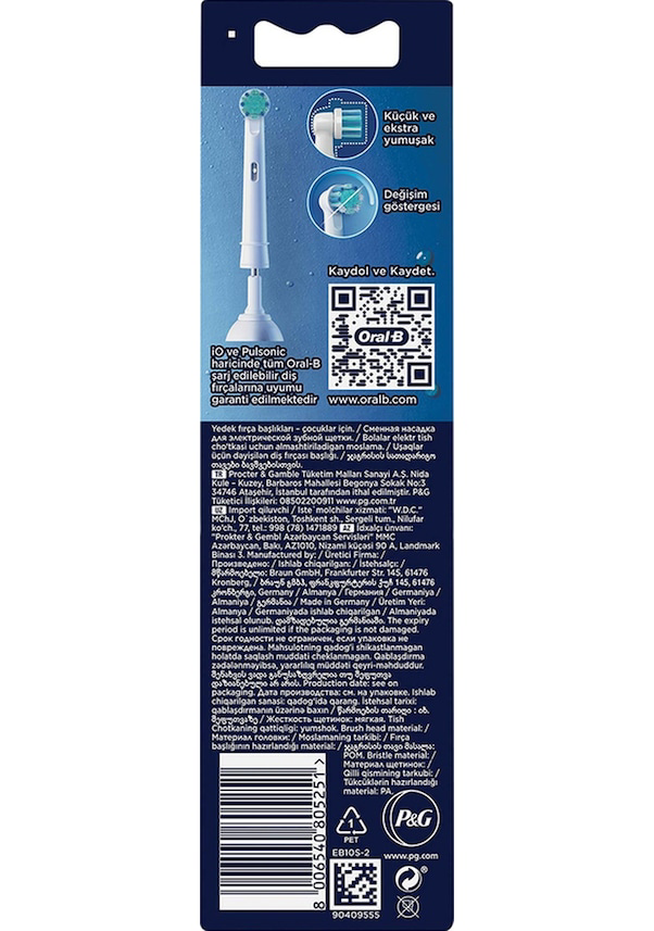 Oral-B  Pro Kids Spiderman 2Li Yedek Başlık