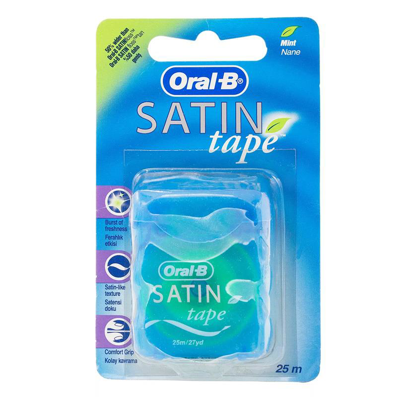 Oral-B Satin Tape Mint Diş İpi 25m Oral-B Satin Tape Mint Diş İpi 25m