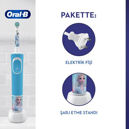 Oral-B Vitality Frozen Şarj Edilebilir Diş Fırçası D100