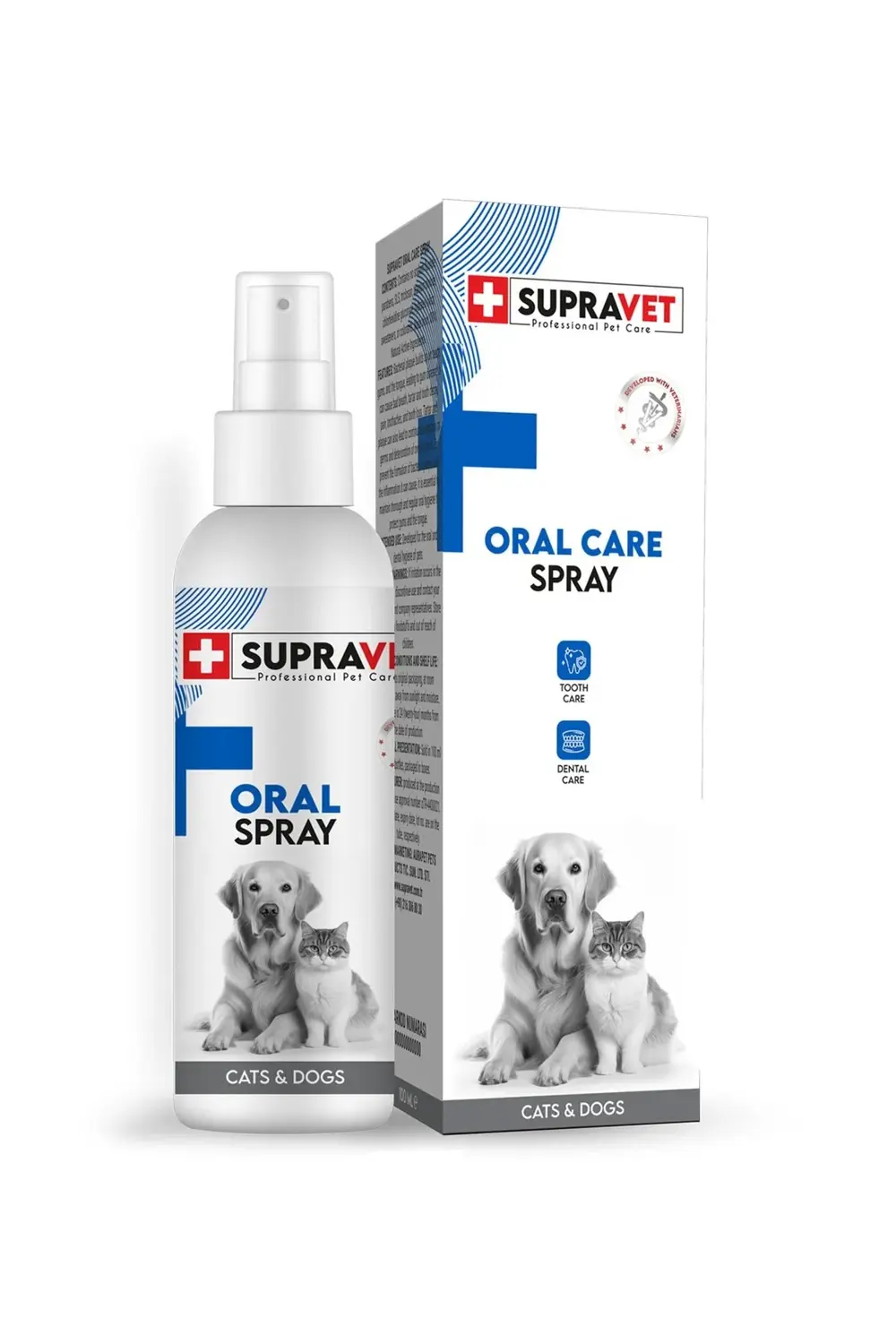 Supravet Oral Care Kedi Ve Köpek Ağız Bakım Spreyi 100 Ml
