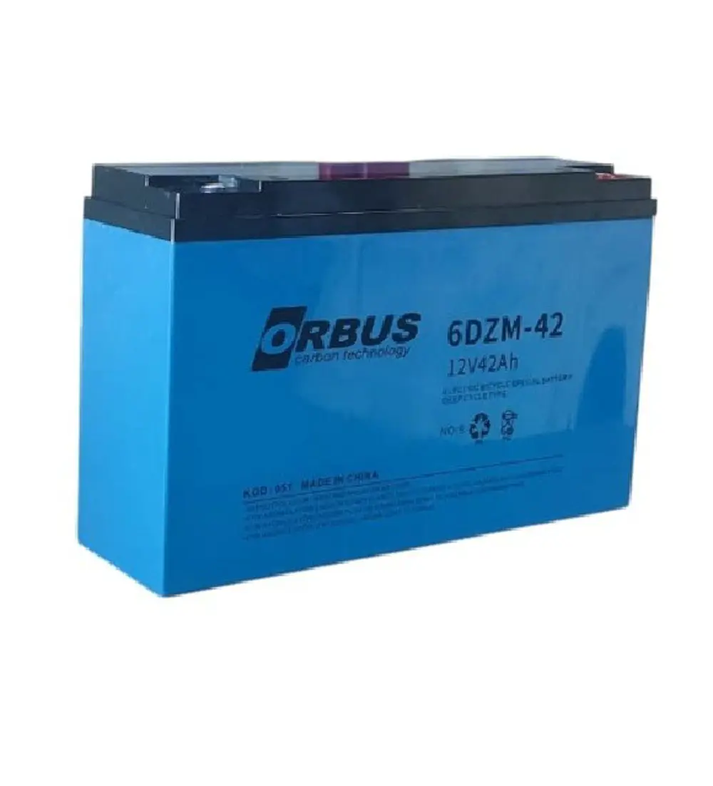 ORBUS 12V-42Ah (40Ah) AMPER DAR E-BIKE AKÜ-2025 ÜRETİM EBATLAR: 2