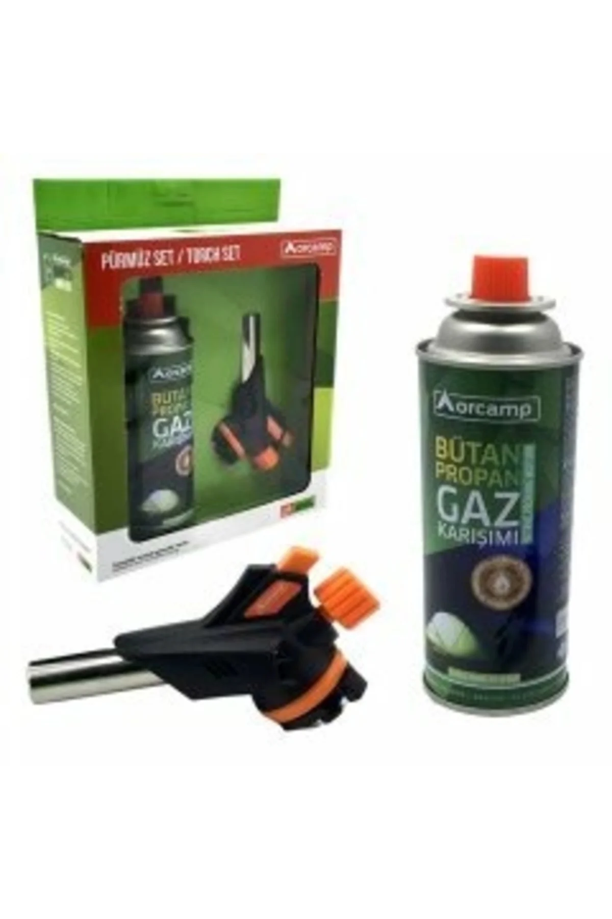 Orcamp 2Pcs Pürmüz Ve Torch Seti Pürmüz Torch Çakmak Başlık Kamp Gazı 227Gr/400Ml Orcamp 2Pcs Pürmüz Ve Torch Seti Pürmüz Torch Çakmak Başlık Kamp Gazı 227Gr/400Ml