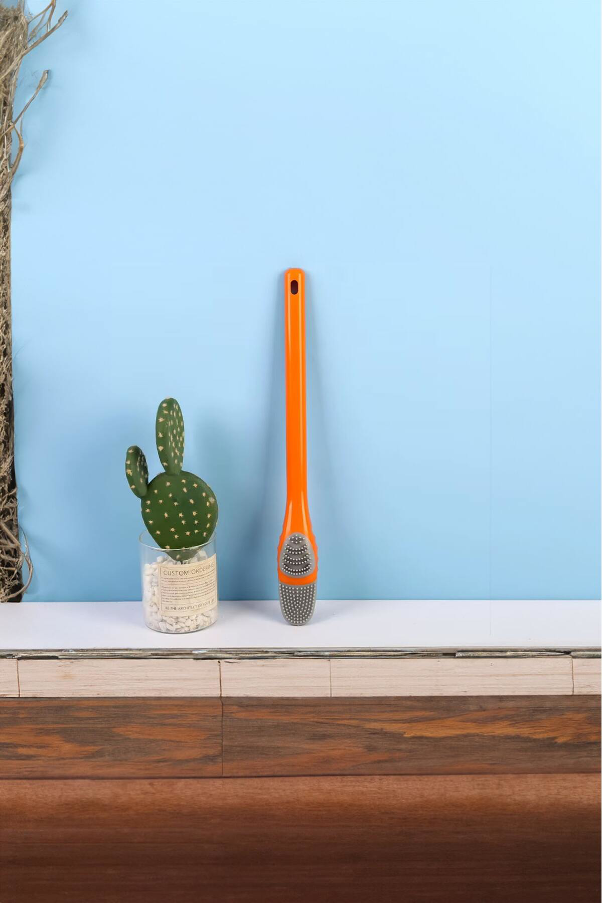 🦆 ÖRDEK TASARIMLI SİLİKON TUVALET VE İNCE DETAY FIRÇASI