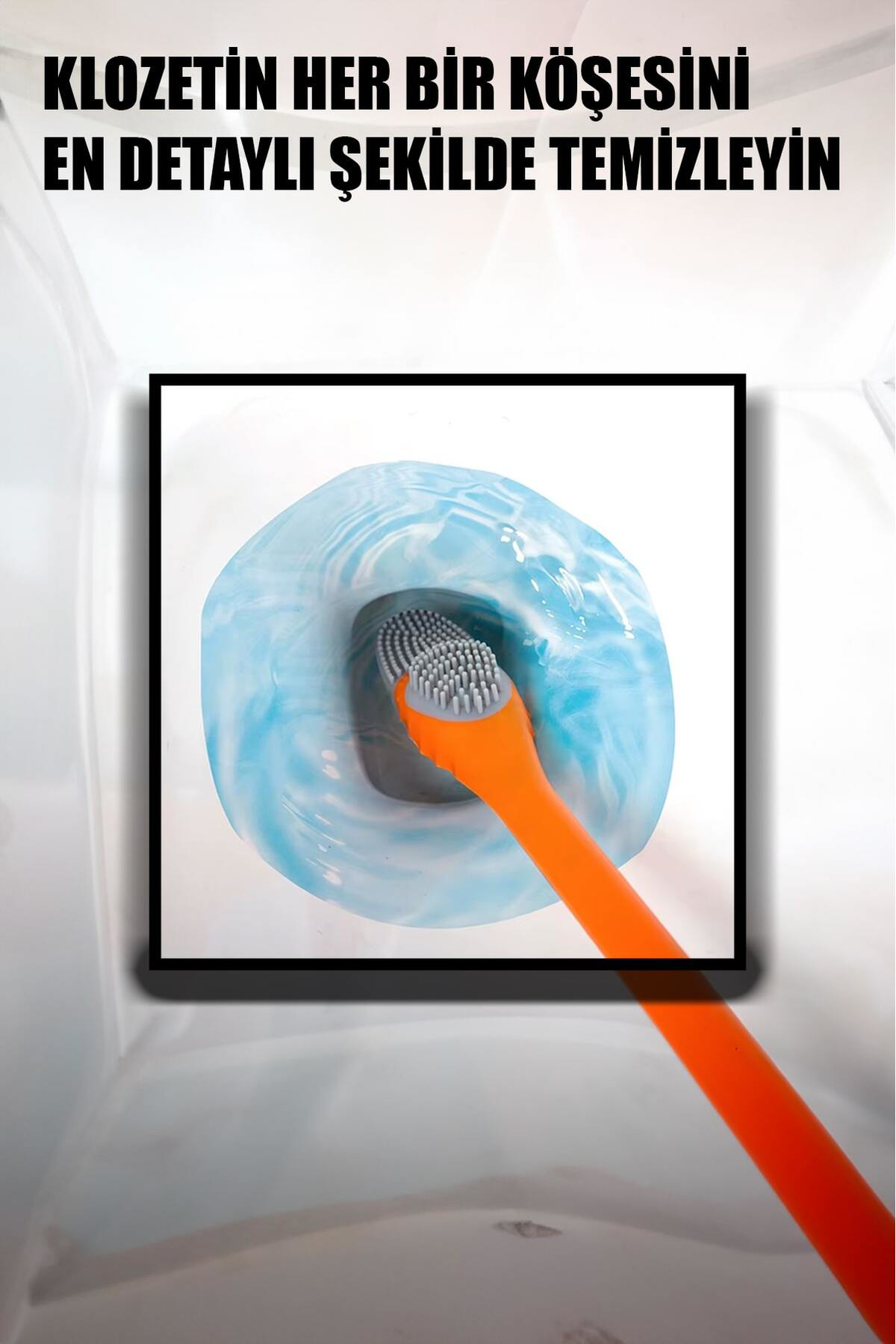 🦆 ÖRDEK TASARIMLI SİLİKON TUVALET VE İNCE DETAY FIRÇASI