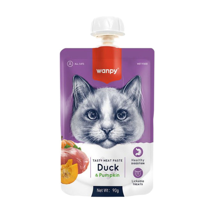 Wanpy Ördekli & Balkabakli Kedi Et Ezmesi 90 Gr