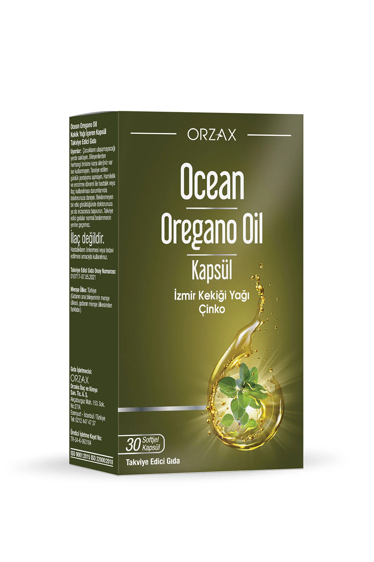 Oregano Oil 30 Kapsül